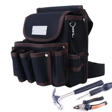 Electrician Tool Bag Technician Organizer Heavy Duty Close Top Storage Tool
