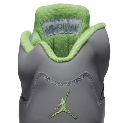 🔥Nike Air Jordan Retro 5 AJ5 Green Bean Reflective Silver Men's