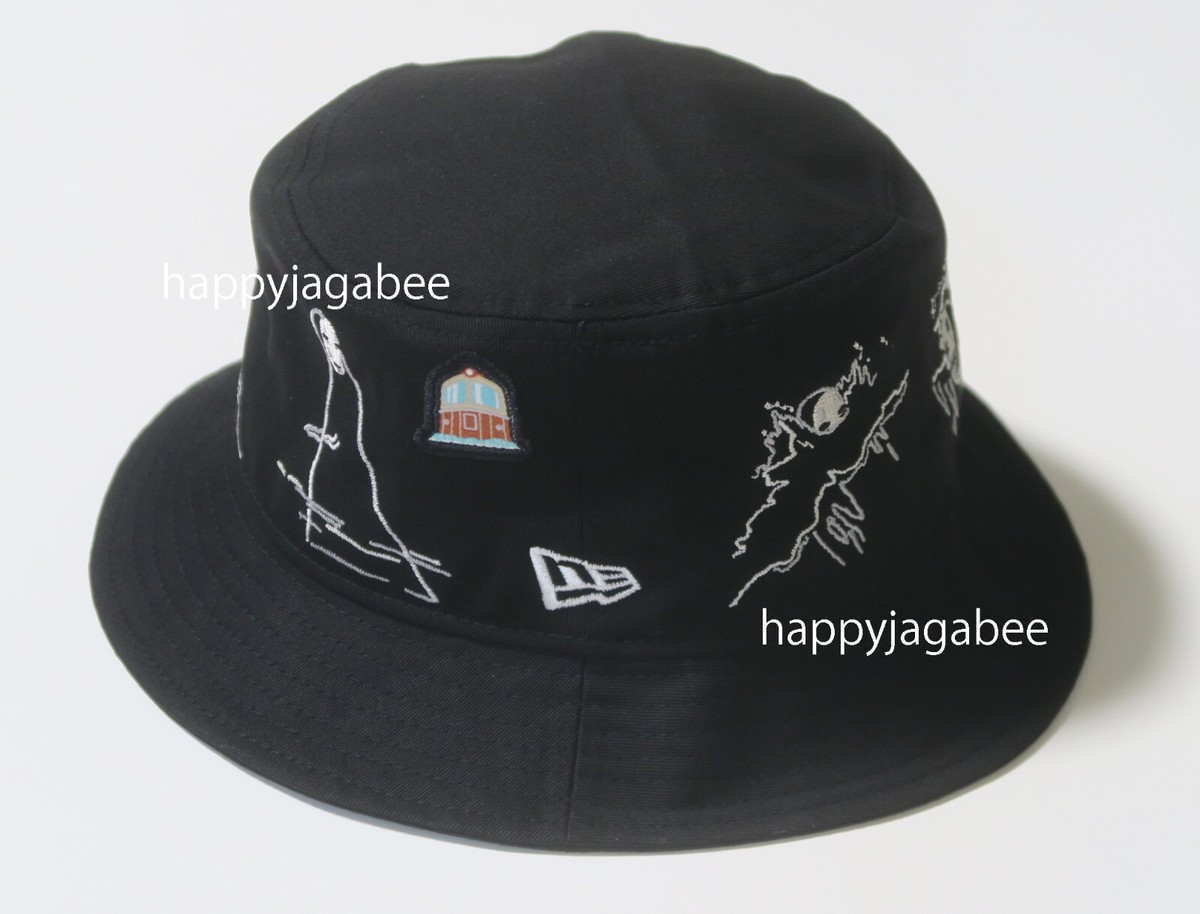 NEW ERA Studio Ghibli Spirited Away Bucket Hat No-Face Black
