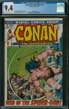 Conan the Barbarian # 13 ..CGC Universal slab 9.4 NM grade...1972 comic--axg