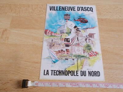 Aufkleber VILLENEUVE D'ASCQ - LA TECHNOPOLE DU NORD
