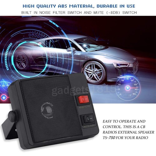 Mini zewnętrzny głośnik CB do radia Yaesu FT-1802M FT-1807M FT-1900R FT-1907R - Zdjęcie 3 z 7