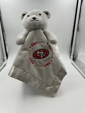 San Francisco 49er Baby Fanatics Lovey security blanket plush 13 inch square