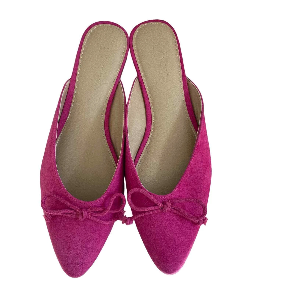 LOFT Pink Mule Ballet Flats NEW 9.5 eBay