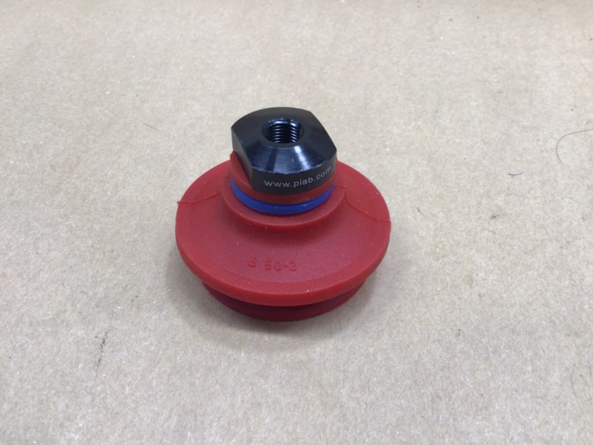 Piab B50 2 Red Vacuum Suction Cup Bellow 4024K45IAC