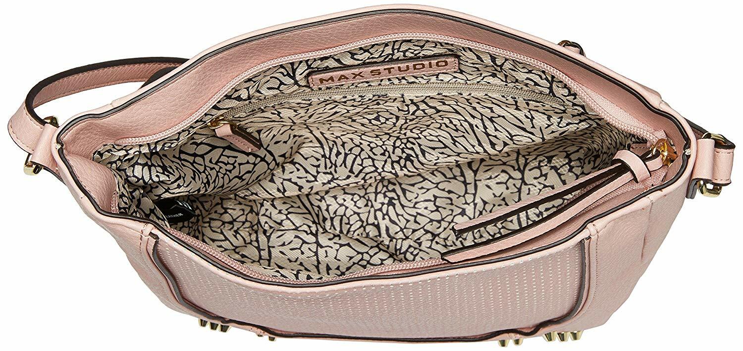 Max Studio Adda Pink Crossbody Pink Sand