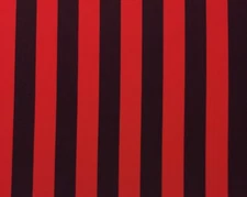 SUNBRELLA RUGBY STRIPE NAVY RED OUTDOOR FURNITURE CUSHION FABRIC BY YARD 54"W