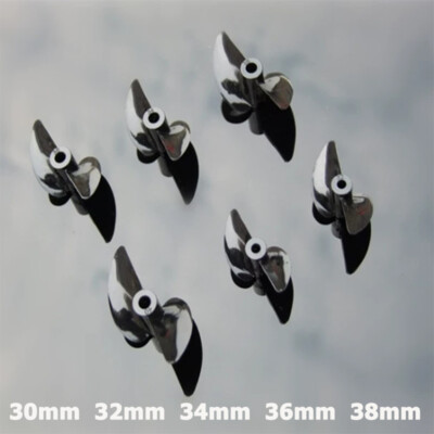 30mm 32mm 34mm 36mm 38mm Plastic 2 Leaves Ship Propeller Props For RC Boat Model