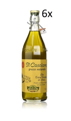 6x Olivenöl Extra Vergine Il Casolare Farchioni 1Lt Ungefiltertes