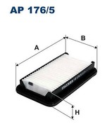 Filtron AP 176/5 Luftfilter FÜR Fiat Suzuki