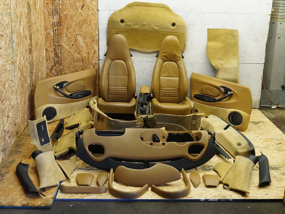 2000 - 2002 Porsche Boxster 986 Complete Interior Dash Seat Carpet Console Set Foto 2 de 4