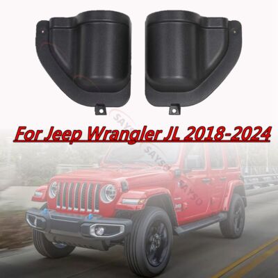 Front Door Organizer Tray For Jeep Wrangler JL JLU Rubicon Sport Sahara 2018-24