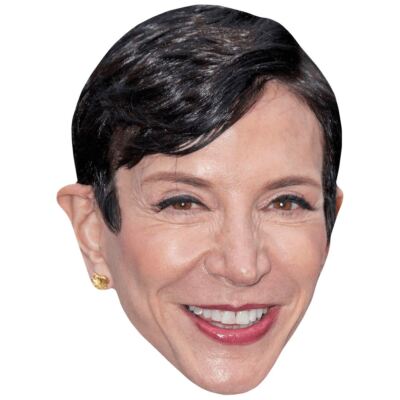Amy Fine Collins (Smile) Celebrity Mask, Flat Card Face, Fancy Dress Mask