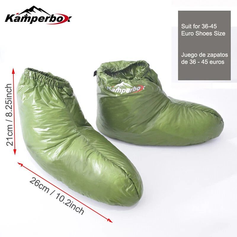 Kamperbox Down Slippers Down Socks Camping Down Booties For Sleeping Bag Camping - Image 2 of 4