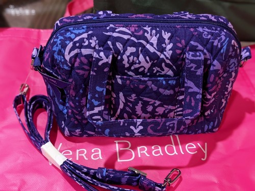 vera bradley purple paisley purse