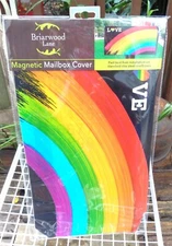 Briarwood Lane RAINBOW LOVE Magnetic Mailbox Cover SEALED