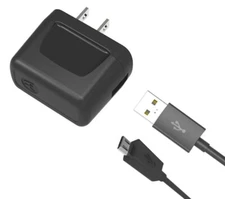 NEW 4W Motorola USB Wall Charger w/ Micro USB Data Cable SPN5504A SKN6461A