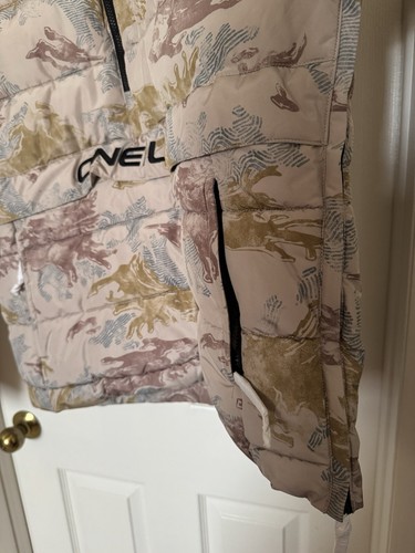 O’NEILL Men’s Large O’RIGINALS Insulated Anorak Puffer Jacket Light Camo NEW - Picture 7 of 21