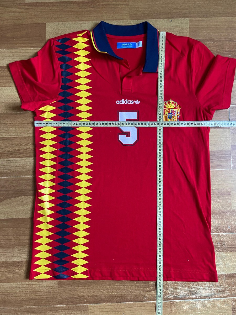 SPAIN 1994 HOME FOOTBALL SHIRT SOCCER JERSEY ADIDAS X27970