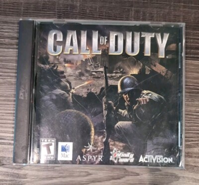 Call of Duty 1 PC CD-ROM 2004 Activision Infinity Ward MAC