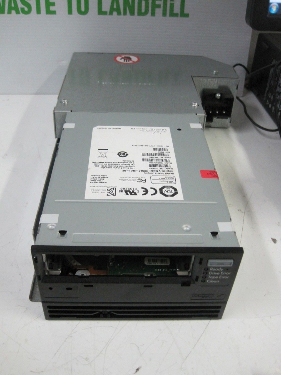 HP Ultrium LTO 4 Tape Drive Oracle P/N 7020567 w/ HP Sun