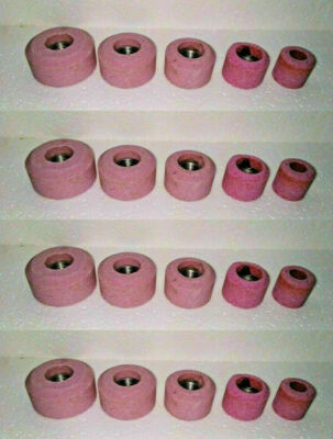 VALVE SEAT GRINDING STONES SET OF 20 PCS For B & D HOLDER 9/16'' Thread 80 Grit