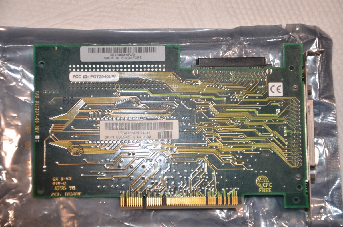 VINTAGE ADAPTEC AHA-2940W 2940UW ULTRA WIDE SCSI PCI