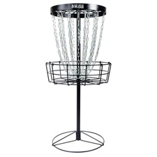 MVP Disc Sports Black Hole Pro HD 24-Chain Portable Disc Golf Basket Target
