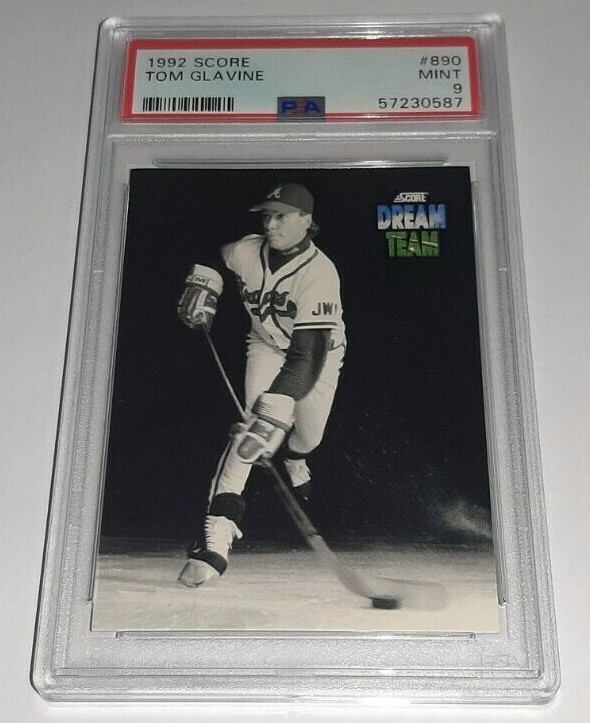 Tom Glavine #890 Baseball Cards 1992 Score trading card — raw and PSA graded price guide