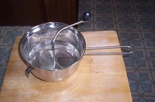 Large Foley Food Mill, 9" across, 3.5 Quart, Strainer, Ricer, Masher