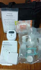 NEW Ameda Mya Joy Plus Double Electric Breast Pump with Tote Bag Rechargeable