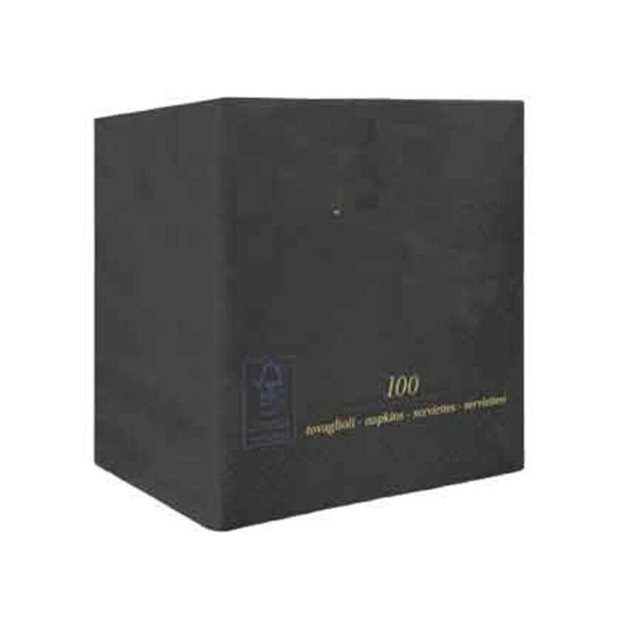 Tovaglioli ovatta color Nero monouso compostabile 25x25 cm 2...