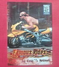 WWF - FLEER 2002 - FAMOUS RIDES - JEFF HARDY - WRESTLING CARD - # 9 OF 12