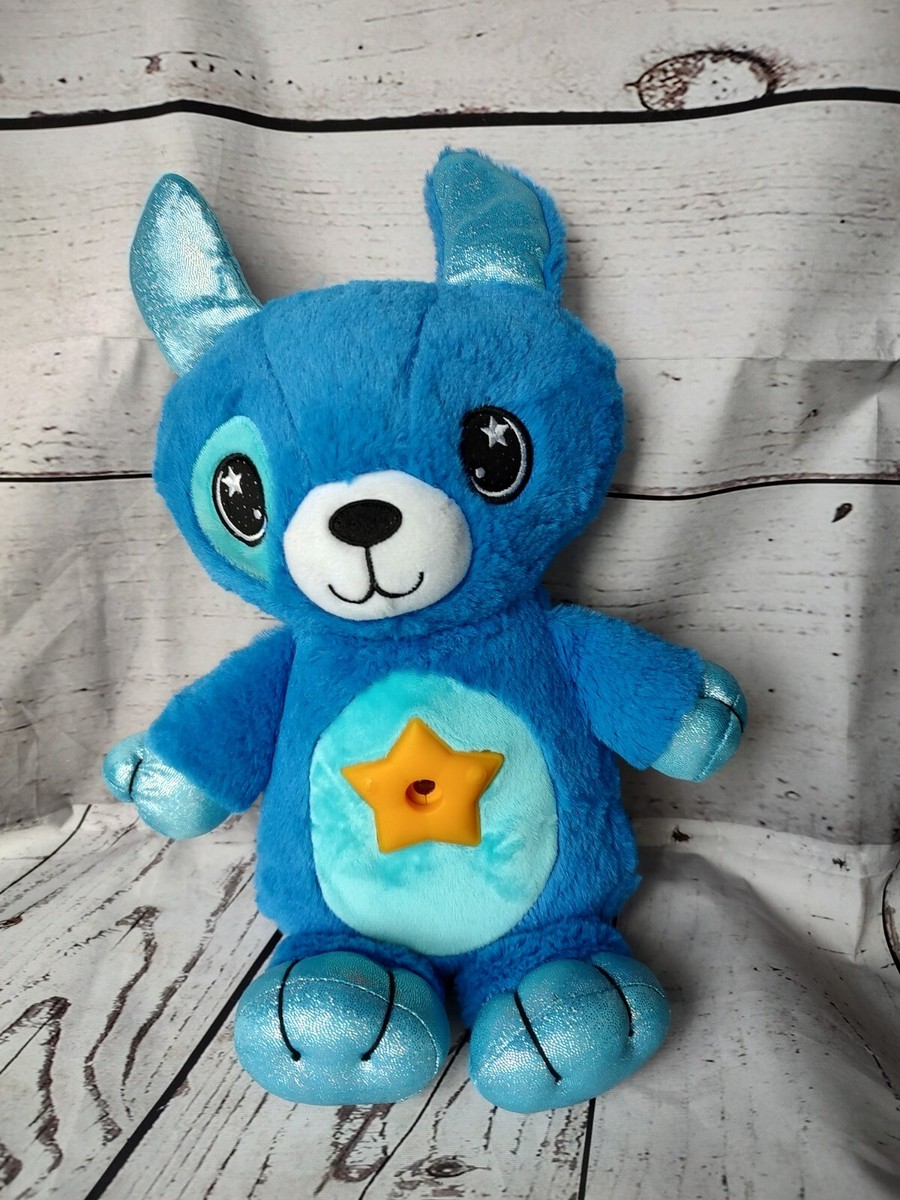 Star Belly Dream Lites Cuddly Puppy Blue Dog Plush Projection