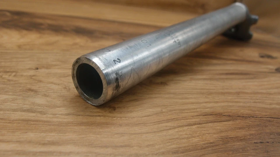 Tija de sillín lisa de aleación de aluminio 2001 ITM hecha en Italia para bicicleta de carretera MTB 27,2 mm Foto 2 de 4