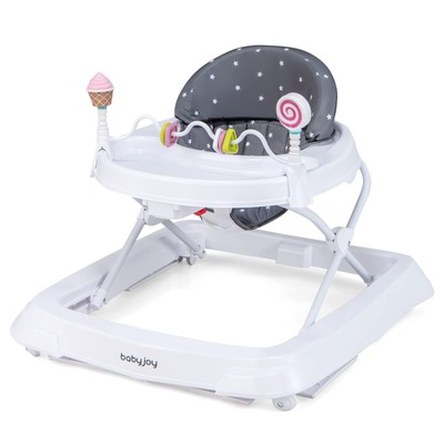 Baby Walker, Foldable Activity Walker Helper with Adjustable Height, Baby Act...