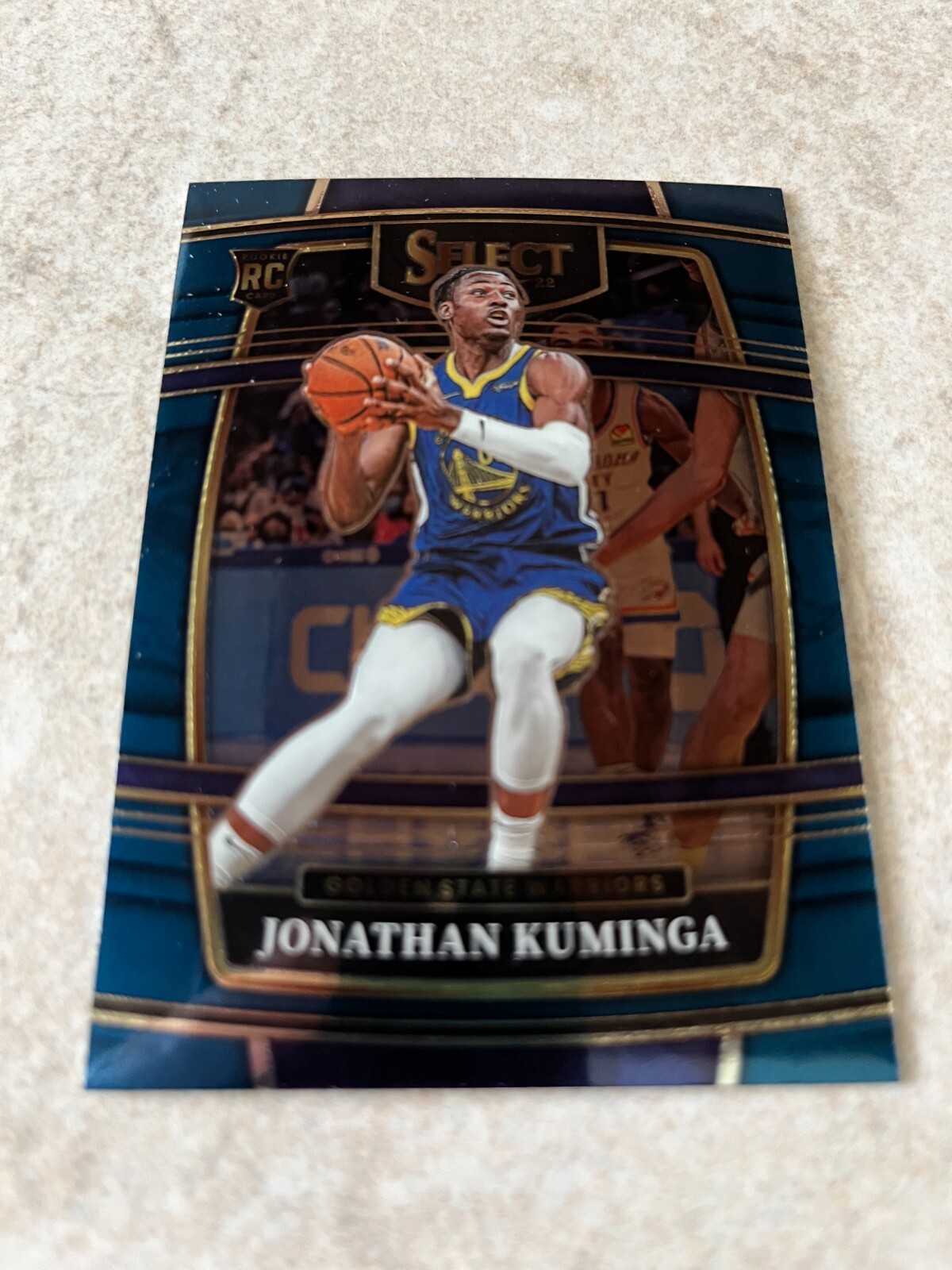 2021-22 Select Prizms Blue #28 Jonathan Kuminga Rookie RC NBA Warriors