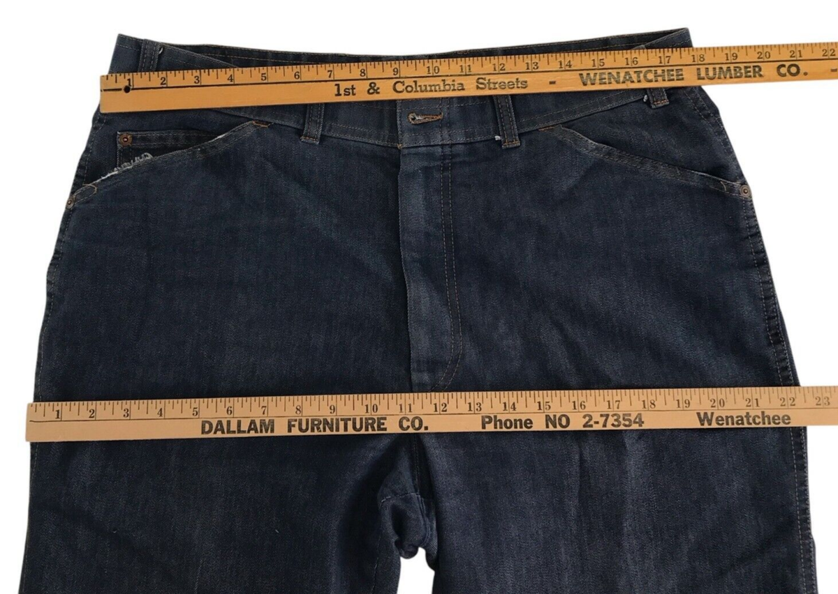 Levi's Action Slacks Men's 36 x 30 Vintage 70's Orange Tag Blue