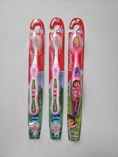 3 - Colgate Kids Toothbrush, Dora The Explorer, Extra Soft, Ages 0-2 and 2