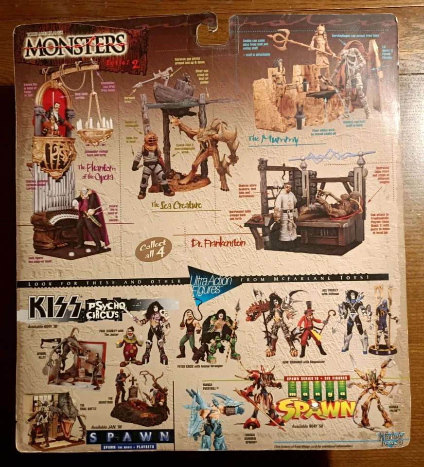 The Phantom of the Opera Playset Figures, Series Two - McFarlane Toys, 1998. NEW - image 2 of 4