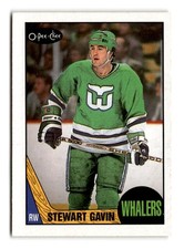 1987-88 Stewart Gavin O-Pee-Chee - Hartford Whalers