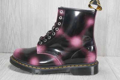 Dr Marten's 1460 Distressed Leather Pink/Black Boots Men's Size 11(Wmns 12)