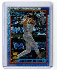 Jackson Merrill 2025 Topps Chrome 35th Anniversary Silver Pack Mojo #T90C-34