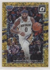 2017-18 Panini Donruss Optic Fast Break Gold Prizm 6/10 DeMarcus Cousins #92 0c3