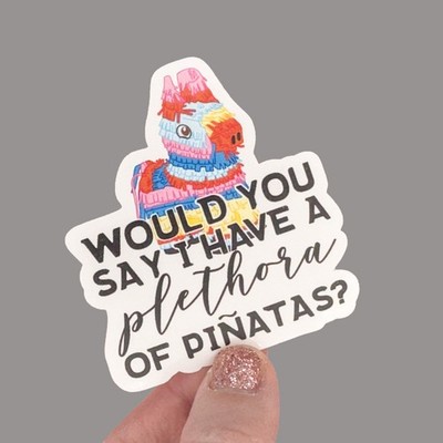 Hales Yeah Design Plethora Sticker ~3'' at Longest Edge