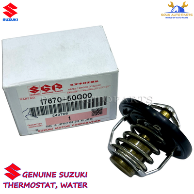 17670-50G00 Genuine Suzuki THERMOSTAT, WATER (82?C) 1767050G00 OEM 17670-50G00 Genuine Suzuki THERMOSTAT, WATER (82?C) 1767050G00 OEM