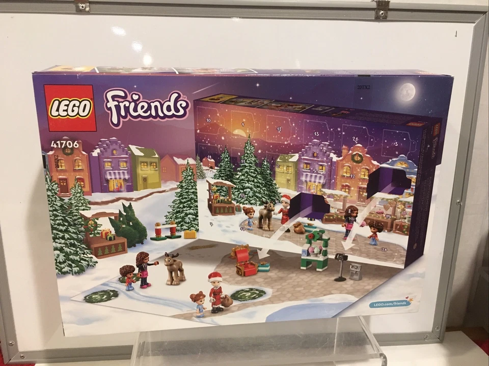 LEGO 41690 Friends Christmas Holiday Advent Calendar 312 Piece Set  NEW IN BOX - Image 2 of 3