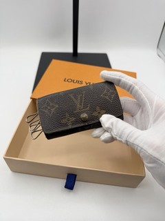 Louis Vuitton Monogram Compact leather Key Organizer Mens Wallet