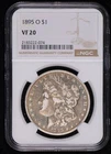 1895 O Morgan Silver Dollar NGC VF-20