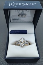 1/2 Carat T.W. Diamond "Shimmering" Women's Engagement Ring in 10k Yellow Size 7